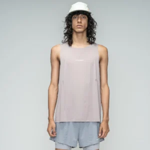 HK - MENS RACE SINGLET QUAIL
