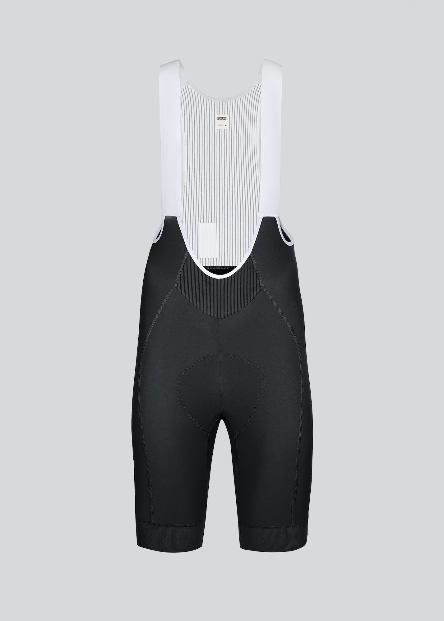 UNIFORM BIB SHORTS BLACK/WHITE - MENS - Imagen 1