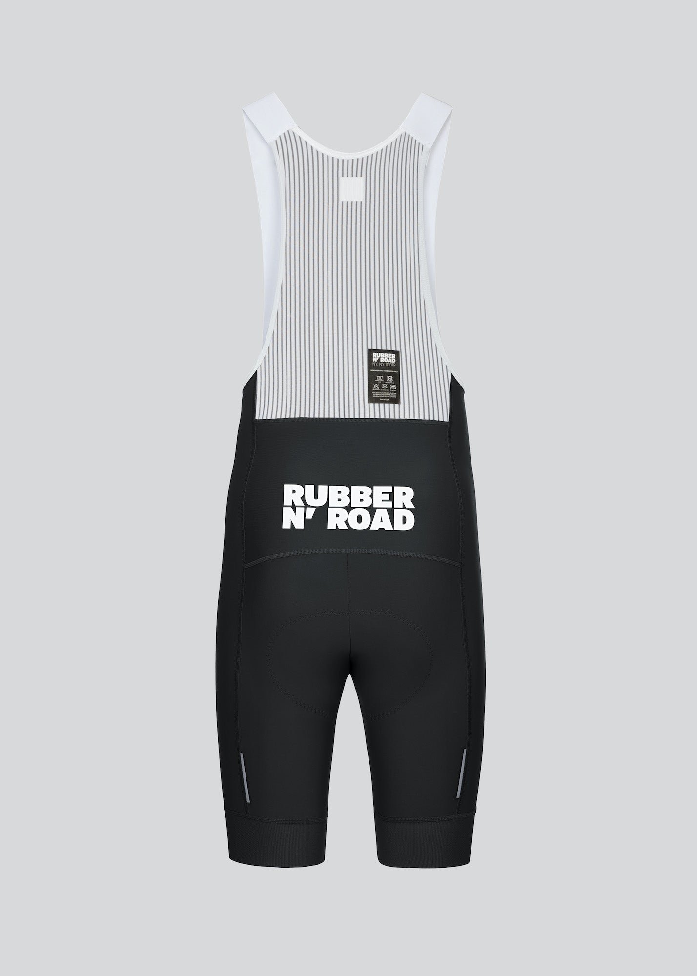 UNIFORM BIB SHORTS BLACK/WHITE - MENS - Imagen 2