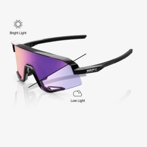 SLENDALE® Gloss Black Purple Mirror Photochromic Lens