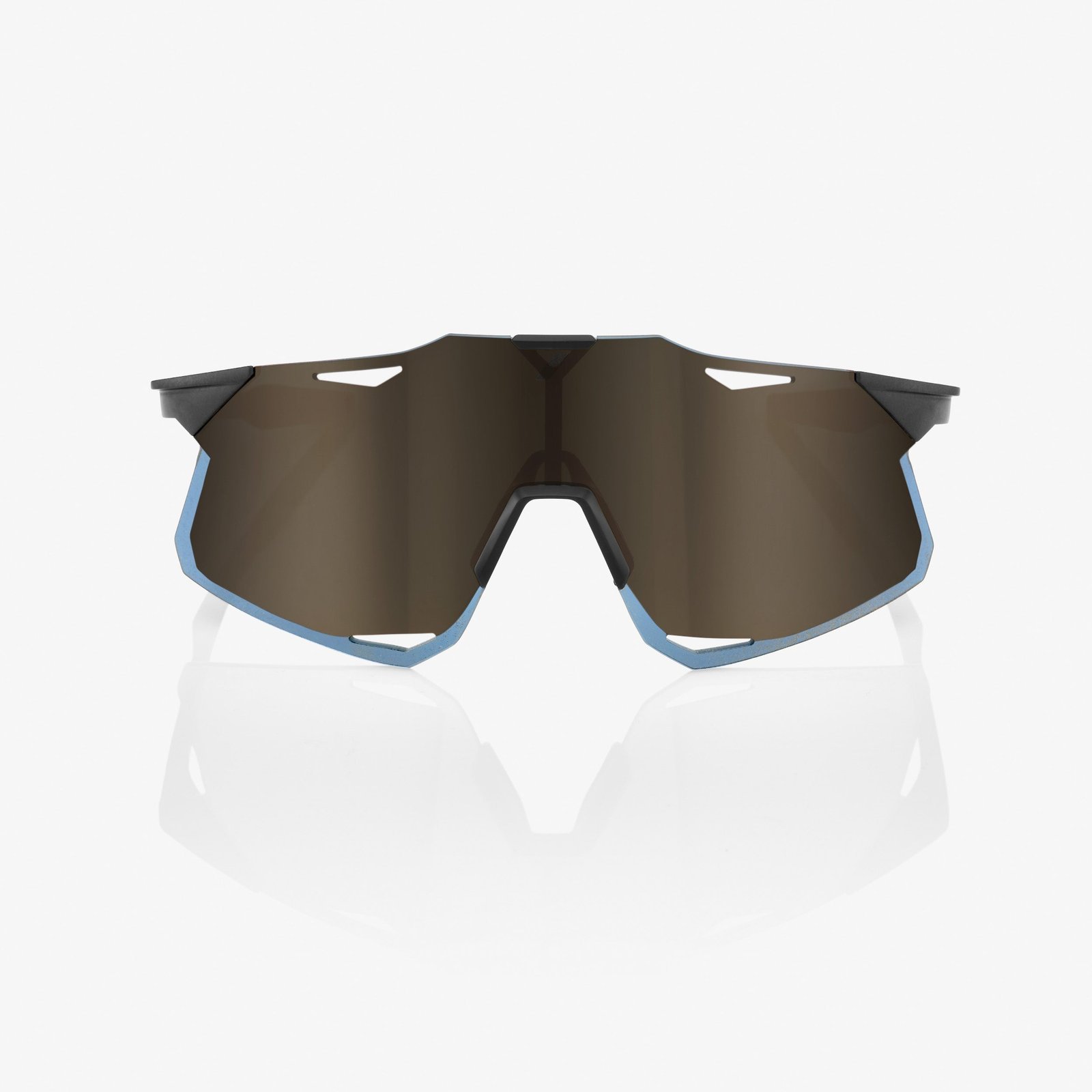 100% HYPERCRAFT MATTE BLACK – SOFT GOLD MIRROR LENS - Imagen 3