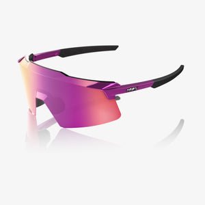 AEROCRAFT® Gloss Black Photochromic Purple Mirror Lens